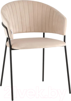 Стул Stool Group Бруно / AV 433-Scr-08 (велюр кремовый) - фото