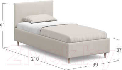 Односпальная кровать Moon Trade 1259 / К004441