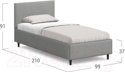 Односпальная кровать Moon Trade 1259 / К004442