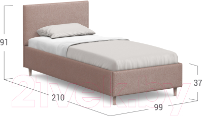 Односпальная кровать Moon Trade 1259 / К004451