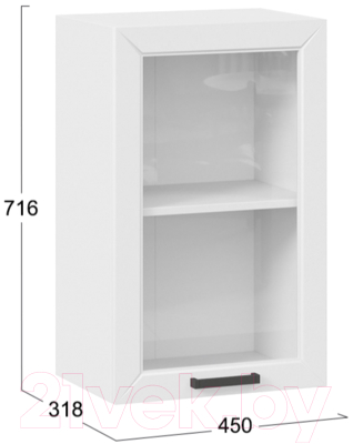 Шкаф навесной для кухни ТриЯ Лорас 1В45С