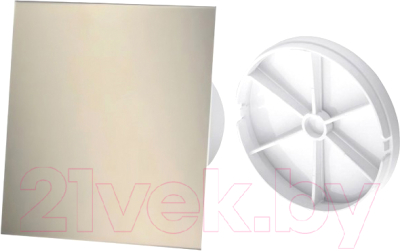 Вентилятор накладной AirRoxy dRim 100S-C176 (с обратным клапаном d-100) - фото