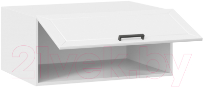 Шкаф навесной для кухни ТриЯ Лорас 1В8ГП (белый/холст белый)