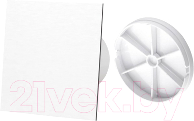 Вентилятор накладной AirRoxy dRim 100TS-C168 (с обратным клапаном d-100) - фото