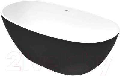 Ванна акриловая Grossman GR-2503M Black Classic 170x87 - фото