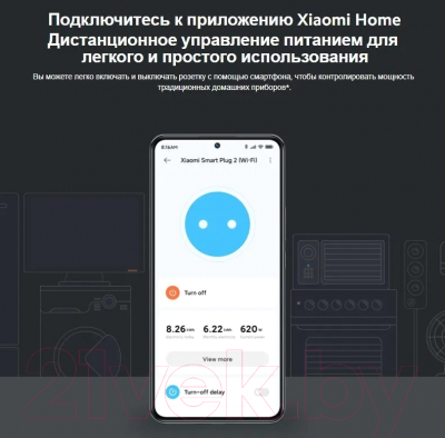 Умная розетка Xiaomi Smart Plug 2 / ZNCZ302KK