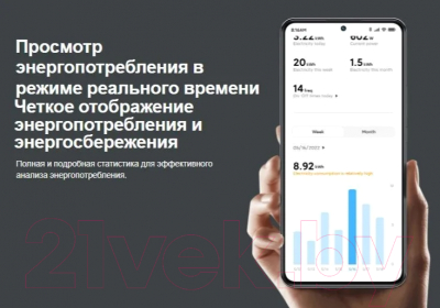 Умная розетка Xiaomi Smart Plug 2 / ZNCZ302KK