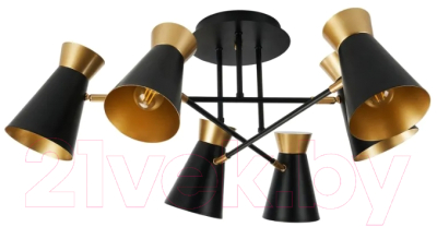 Люстра Imex MD.78853-6-S BK+FGD - фото