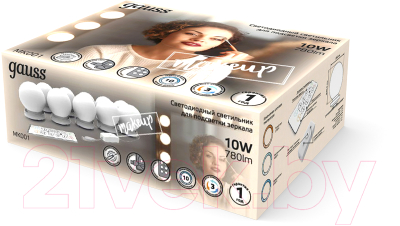 Подсветка для картин и зеркал Gauss Makeup LED MK001