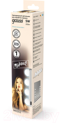 Подсветка для картин и зеркал Gauss Для зеркала MK002