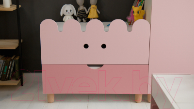 Комод Файрум Пиги / ФР20-ПГ04 (розовый)