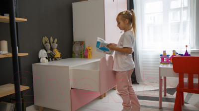 Комод Файрум Пиги / ФР20-ПГ04 (розовый)