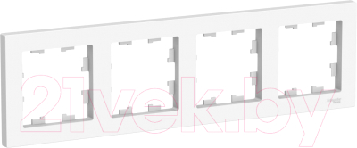 Рамка для выключателей и розеток Systeme (Schneider) Electric AtlasDesign ATN001304 - фото