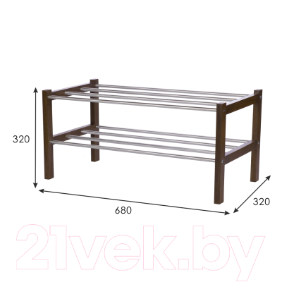 Полка для обуви Мебелик Атлас