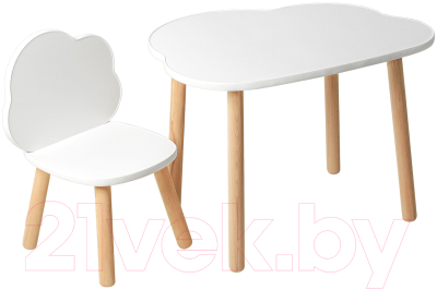 Комплект мебели с детским столом Mega Toys Облачко / 71023/70023ЛДСП - фото