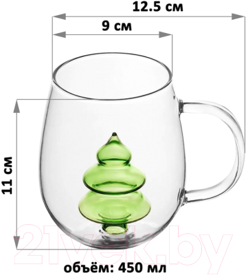 Кружка Elan Gallery Елочка / 360162