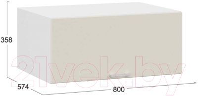 Шкаф навесной для кухни ТриЯ Габриэлла 1В8ГП