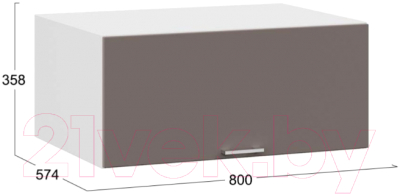Шкаф навесной для кухни ТриЯ Габриэлла 1В8ГП