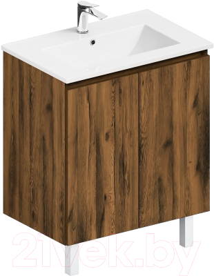 Тумба с умывальником ЗОВ Монови 60 / M60LA0LAS-OL60 - фото