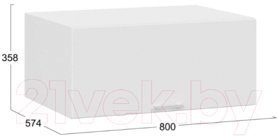 Шкаф навесной для кухни ТриЯ Габриэлла 1В8ГП