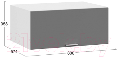 Шкаф навесной для кухни ТриЯ Габриэлла 1В8ГП