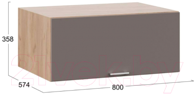Шкаф навесной для кухни ТриЯ Габриэлла 1В8ГП