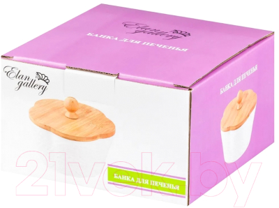 Емкость для хранения Elan Gallery Кружево / 540320