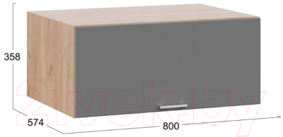 Шкаф навесной для кухни ТриЯ Габриэлла 1В8ГП
