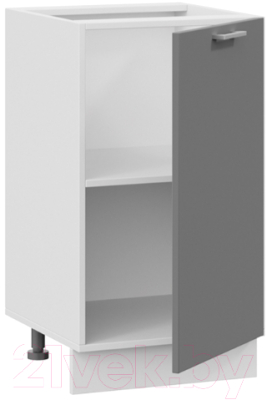 Шкаф-стол кухонный ТриЯ Габриэлла 1Н45 (белый/титан)