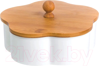 Емкость для хранения Elan Gallery Цветок Айсберг / 540247 - фото