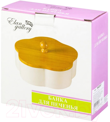 Емкость для хранения Elan Gallery Цветок Айсберг / 540247