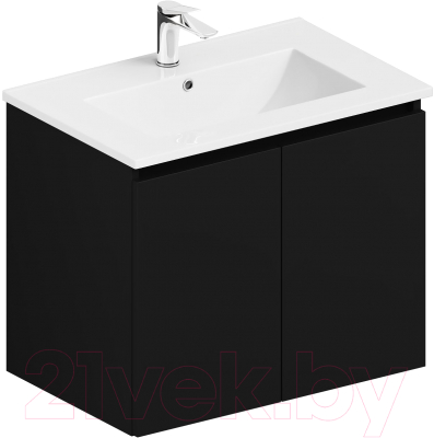 Тумба с умывальником ЗОВ Монови 80 / M80LG0LG-OL80 - фото