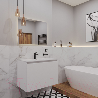 Тумба с умывальником ЗОВ Монови 80 / M80LW0LW-OL80