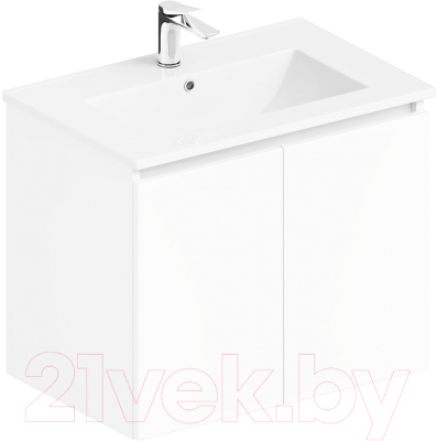 Тумба с умывальником ЗОВ Монови 60 / M60LW0LW-OL60 - фото