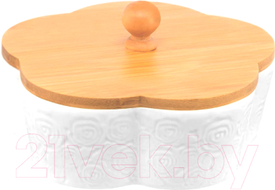 Емкость для хранения Elan Gallery Цветок Розы / 540414 - фото