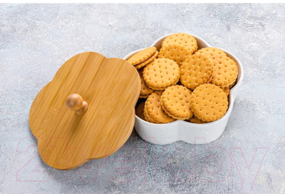 Емкость для хранения Elan Gallery Цветок Розы / 540414