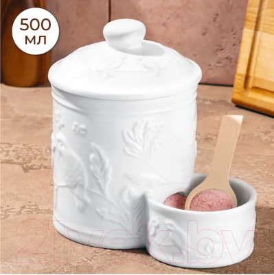 Емкость для хранения Elan Gallery Птички на ветке / 540773