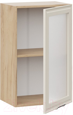 Шкаф навесной для кухни ТриЯ Белладжио 1В45С (дуб крафт золотой/софт панакота)