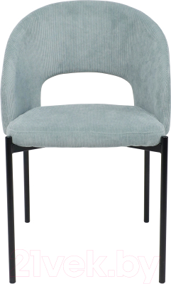 Стул AksHome Elsa (мятный велюр Fjord 74/черный)