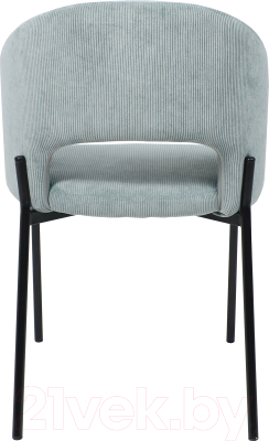 Стул AksHome Elsa (мятный велюр Fjord 74/черный)