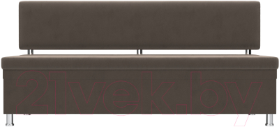 Скамья кухонная мягкая Лига Диванов Стайл / 111639 (велюр коричневый)