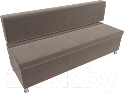 Скамья кухонная мягкая Лига Диванов Стайл / 111639 (велюр коричневый)