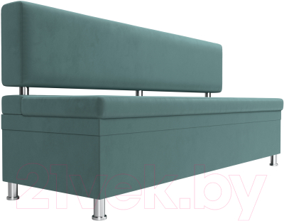 Скамья кухонная мягкая Лига Диванов Стайл / 111640 (велюр бирюзовый)