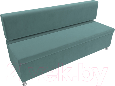 Скамья кухонная мягкая Лига Диванов Стайл / 111640 (велюр бирюзовый)