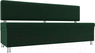 Скамья кухонная мягкая Лига Диванов Стайл / 111641 (велюр зеленый) - фото