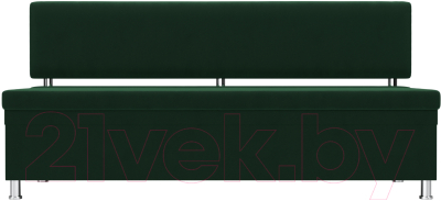 Скамья кухонная мягкая Лига Диванов Стайл / 111641 (велюр зеленый)