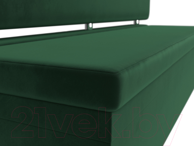 Скамья кухонная мягкая Лига Диванов Стайл / 111641 (велюр зеленый)