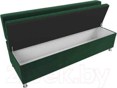 Скамья кухонная мягкая Лига Диванов Стайл / 111641 (велюр зеленый)