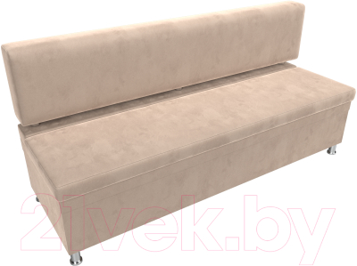 Скамья кухонная мягкая Лига Диванов Стайл / 111642 (велюр бежевый)