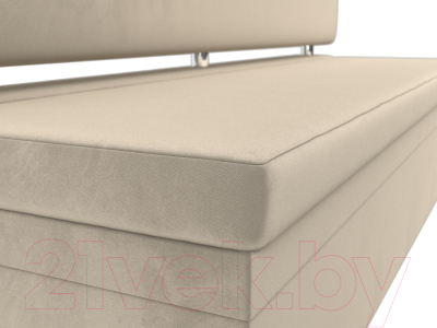 Скамья кухонная мягкая Лига Диванов Стайл / 114499 (микровельвет бежевый)